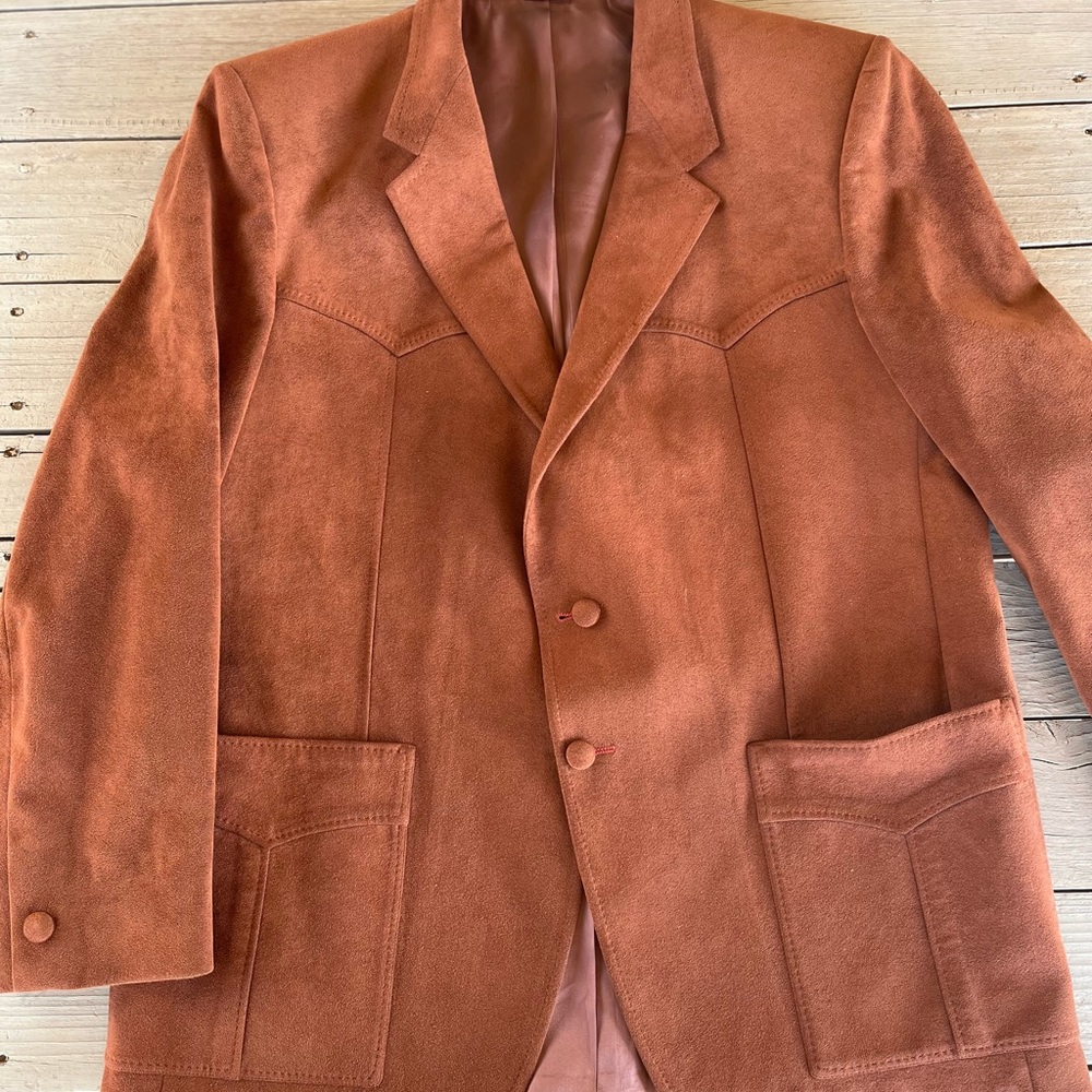 Vintage 90’s ultra suede jacket. Unique style. One of a kind.